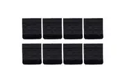 8 Pack Triumph 3 Hook Bra Band Extender Extension Clip On Band Strap Black Bulk