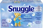 Fabric Softener Dryer Sheets, Blue Sparkle, 200 Count