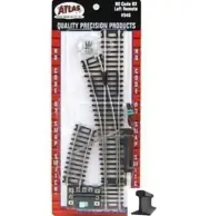 Atlas HO Scale ~ New 2024 ~ Code 83 ~ Left Hand Remote Snap Switch Turnout ~ 540