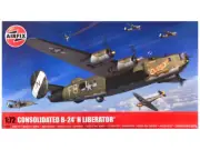 Airfix Level 3 Model Kit Consolidated B-24H Liberator Aircraft 1/72 A09010