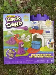 NEW Kinetic Sand Magic Molding Tower Kingdom Castle Playset - 3 Colors Included