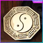 FENGSHUI CHINESE CONVEX COPPER TAIJI BAGUA MIRROR WALL HANGI