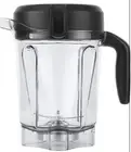 Transparent Food Blender Container w/ Blade Lid Replacement for vitamix blender