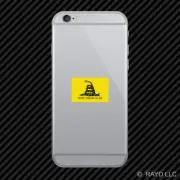 Gadsden Flag Cell Phone Sticker Mobile Die Cut don't tread on me 2A