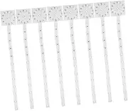 INOOMP 8pcs Large Wall Clock Installation Ruler: Precise Clock Positioning Scale Foldable Assembly Tool for Living Room Office Bedroom Classroom