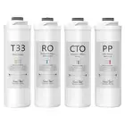 SimPure WP2-400GPD UV Sediment PP+CTO+RO+T33 6-Month Water Filter Replacement
