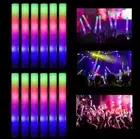 Glow Sticks Bulk 52 Pieces LED Foam Sticks Light Up Colorful Flashing Party