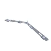 NavePoint 62/63" Electro Zinc Plated Wire Mesh Cable Tray Adjustable Connector