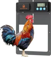 Automatic Chicken Coop Door Opener Battery Powered, Programmable Full Aluminum,