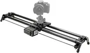 Motorised Camera Slider, 39.3"/100cm Wireless Carbon Fibre Dolly Rail Camera Slider with App Control, Motorised Time Lapse and Video Recording Follow Focus Shot