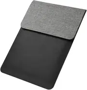 Aeronest Pro - Sleek 5-in-1 Laptop Sleeve (up to 14") with a USB-C Wireless Charger (15W max) for Three Devices. Converts into a Mouse pad, Laptop mat, and Accessory Pocket - Black