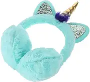 [WOFASHPURET] Unicorn Ear Muffs Animal Warmers Headphones Warm Earmuff Outfits Costume Bandeau Winter Ear Warmer Unicorn Ear Covers Ear Warmer for Winter Plush