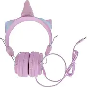 SWOOMEY Children's Headphones 2.4ghz Wireless Boys and Girls Earphones Mic Unicorn Cartoon Comfortable for Girls
