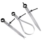 3 Pcs Caliper Portable Inside ID Outside OD Calipers Office