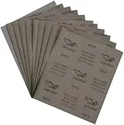 KEWAYO 10Pcs 9 x 11 Inch 3000 Grits Sandpaper Wet Fine Sanding Sandpaper Assortment, Abrasive Sand Paper Sheet for Automotive Sanding Wood Furniture Metal Polishing Finishing