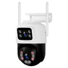 WiFi# Dual Lens HD 6MP IP Camera Wireless Outdoor CCTV PTZ Home Security Camera