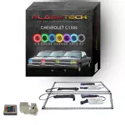 RGB Angel Eye LED Halo kit with IR Remote for 88-98 Chevrolet C1500 Headlights (for: Chevrolet)