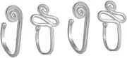 BESTYASH 2sets Unique U-Shape Nose Studs Snake and Snail Design Nose Rings for Punk Style 2pcs*2