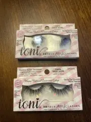 Ioni Wispy Natural Crisscross Cateye 3d Lashes Dt2408