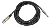 AMS 20 FT Speaker Cable Black Straight Jack to XLR Female