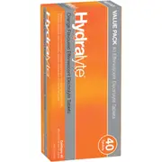 Hydralyte Orange Effervescent Tablets 40 pack