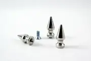 Size 24 1" Silver tree spikes - bag of 20 - StudsAndSpikes