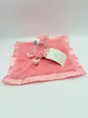Cloud Island Flamingo Lovey Security Blanket Pink Satin Trim Target Baby Tags