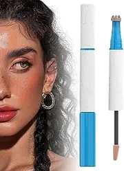 Liquid Blush for Cheeks - Double-Ended Makeup Wand Blush Pens - Non-Irritating Facial Cheek Blusher Makeup Tools for Adults Women Men