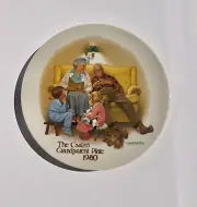 VINTAGE "THE BEDTIME STORY" COLLECTOR PLATE from "KNOWLES" by Csatari, 1980 wg