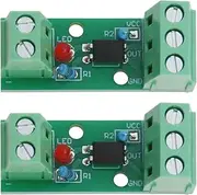 2Pcs Optical Isolator Module Voltage to Current Converter Module Input Optoisolator 12V 80KHz 1 Channel PC817 EL817 PLC Processors