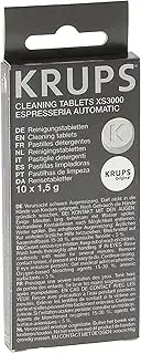 KRUPS XS3000 Cleaning Tablets for KRUPS Fully Automatic Machines for Fully Automatic Machines EA82 and EA9000
