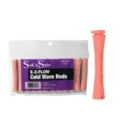 PINK SHORT HAIR PERM RODS 1 DOZEN BEAUTY SALON Curlers Rollers Curling Rod