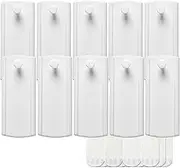Large Universal Frame Hanger, 10 Hooks + 14 Adhesive Strips, Heavy Duty No Nail Damage-Free Hanging for Pictures, Mirrors, Art