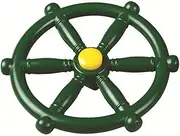 Kids Steering Wheel Toy Army Green Kids Steering Wheel, Pirate Ship Wheel with 12 Inch Diameter | Boat Ship Wheel Playing Toy, Pirate Ship Wheel for Swingset Attachments, Treehouse