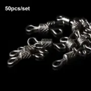 Bearing Barrel Heavy Duty Ball Fishing Rolling Swivel Connector Solid Ring