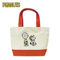 在飛比找金石堂優惠-史努比 帆布手提袋 便當袋 午餐袋 Snoopy PEANU