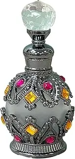 Glugahrif Empty Bottles, Empty Bottles - Jewelry Inlaid Travel Makeup Bottles | Vintage Fog Holder, Luxurious Decorative Storage Container for Adult Women