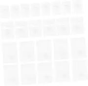 SAFIGLE 120Pcs Transparent Self Lock Jewelry Bags Organizer for Necklaces Earrings Durable Material for Travel Storage for Easy Display and Protection