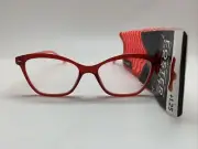 D156 FOSTER GRANT WHO 1.25 SHONA RED Reading glasses READERS