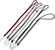 6 Pack Adjustable Lanyard, Neck Lanyard, Nylon Hand Wrist Straps, Braided Lanyard, Long Lanyards Strap Lanyards for Camera, Keys, Keychain, Wallet, ID Name Tag Badge ﻿