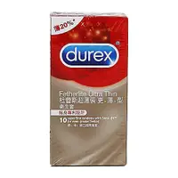 在飛比找蝦皮商城優惠-Durex 杜蕾斯 超薄裝衛生套(更薄型)10入【小三美日】