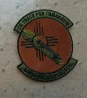 AIR FORCE PATCH, SCORPION, 846TH TEST SQUADRON W/HOOK LOOP x