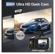 3 Channel Dash Cam for Cars 1080P Video Recorder with Rear View Camera