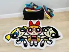 The Powerpuff Girls Living Room Rugs Area Accent Modern Wool Carpet Floor Mat
