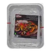 Lot of 2 Titan Ultra Aluminium Utility Pan with Lid 34.5 X 25CM FREE SHIPPING