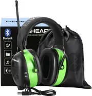 Bluetooth 5.0 Headphones with FM/AM Radio, with Rechargeable 2000 mAH Battery fo
