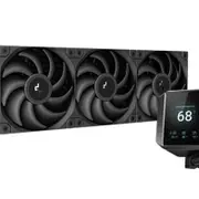 DeepCool MYSTIQUE 360 LCD Liquid Cooler 360mm 5th Gen Pump 3400RPM AIO 2.8' 640x480 TFT LCD Screen