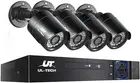 UL-TECH Security Camera, Set of 4 1080P HD Indoor Outdoor CCTV Monitor System