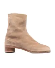 Maison Margiela Tabi Block Heeled Boots 42 Nude
