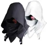 Cyberpunk Rogue Cowl Hood Scarf Winter Unisex Neck Warmer Costume Hooded Cap